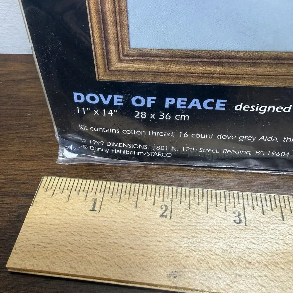 Dimensions Dove of Peace Counted Cross Stitch Kit Danny Hahlbohm 35000 Sealed